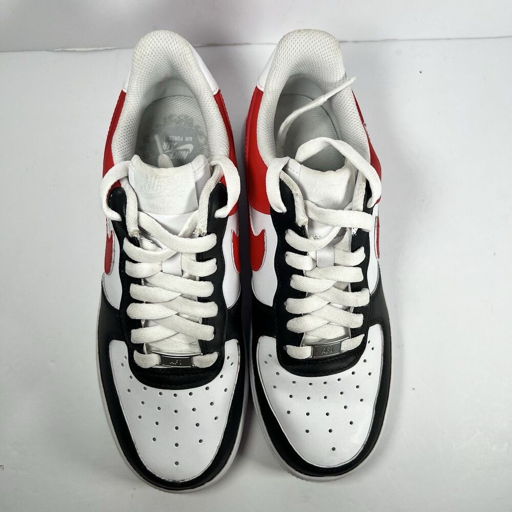 Nike Air Force 1 '07 Atlanta Falcons Custom Shoes Sneakers NFL Women's Size 7 - Picture 6 of 8